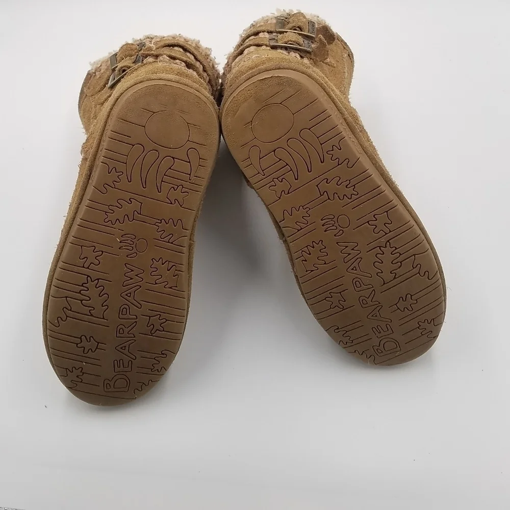 BearPaw Boshie Suede Wool Sheepskin Lining Sherpa 2Y Youth